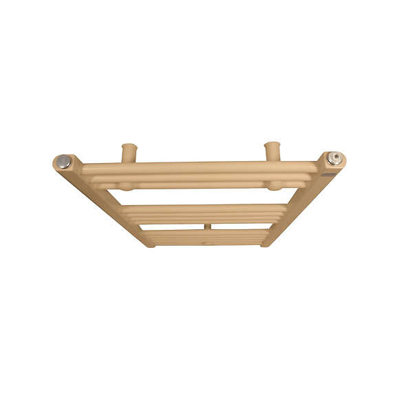 STANO - Radiateur sèche-serviettes eau chaude CODA 80 x 50 cm beige mat - large