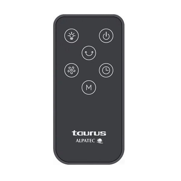 TAURUS ALPATEC - ventilateur colonne 50w 4 vitesses noir - FA009D - large