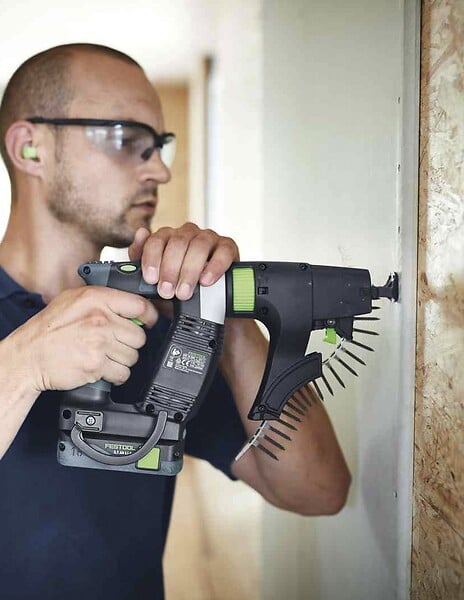 FESTOOL - Visseuse pour plaquiste FESTOOL DURADRIVE DWC 18-4500 HPC 4,0 I-Plus (2 x 4,0 Ah HPC-ASI TCL 6 Systainer SYS3 M 187) - large
