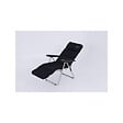 O'CAMP - Lot de 2 fauteuils de camping relax pliables - Multipositions - 62 x 92 x 105 cm - vignette