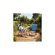 O'CAMP - Fauteuil de camping 5 positions pliable - Bleu - Dimensions : 70 x 62 x 105 cm - vignette