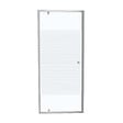 Porte de douche pivotante 4mm sérigraphier - l80xH185cm - vignette