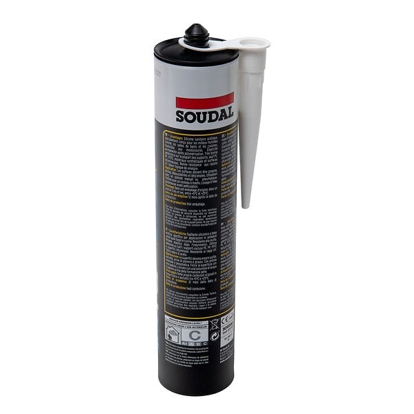 SOUDAL - Cartouche silicone sanitaire blanc 280ml Soudal - large