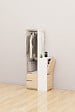 ROY DRESS - emie - rangement multifonction blanc/chene - vignette