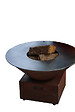 GRILL'CHIC - Brasero Cevenol Pool Corten Rond 74 Simple Cuve - vignette