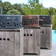 GRILL'CHIC - Brasero Ptit Grill Acier Imitation Corten - vignette