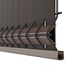DECKLINEA - Kit Occultation Composite - L2,5 x H1,23m - Couleur : Brun - Haute Resistance - Occultant Pour Grillage Rigide - vignette