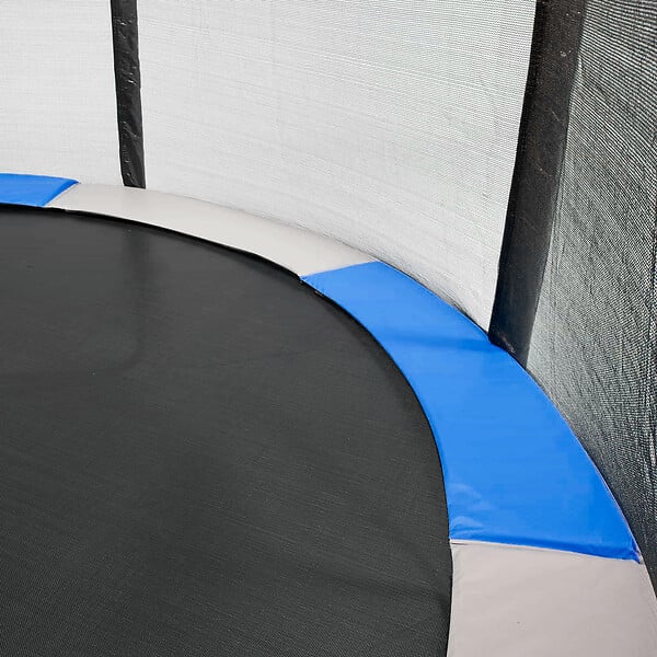 KANGUI - KANGUI Coussin de protection trampoline Ø 250 cm - Bleu et Gris - large