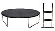 KANGUI - Trampoline Ø 430cm + filet de sécurité + échelle + bâche - PUNCHI 430 Vert - vignette