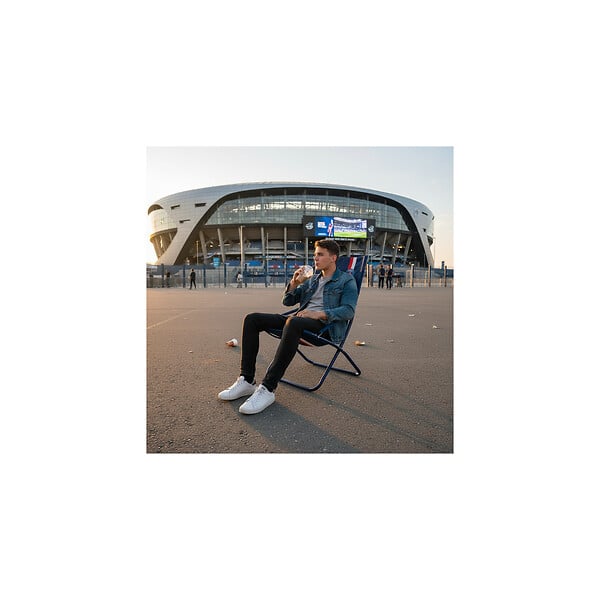 PSG - Chilienne pliable - Bleu - large