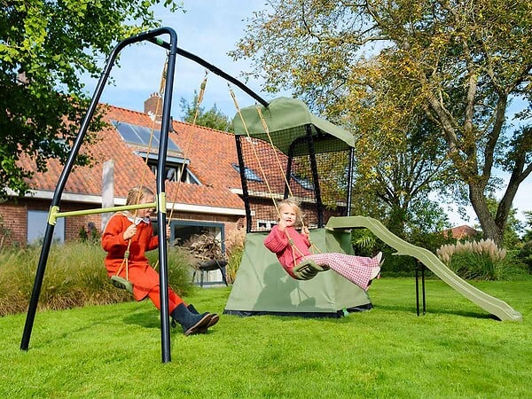 EXIT TOYS - Aire de jeux Ivy avec toboggan et double balançoire - Exit Toys - large