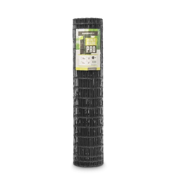 EASY CLOTURE - Grillage soudé en rouleau H1m00 x L25m fil 2.5mm maille 100x50 mm Gris anthracite - large