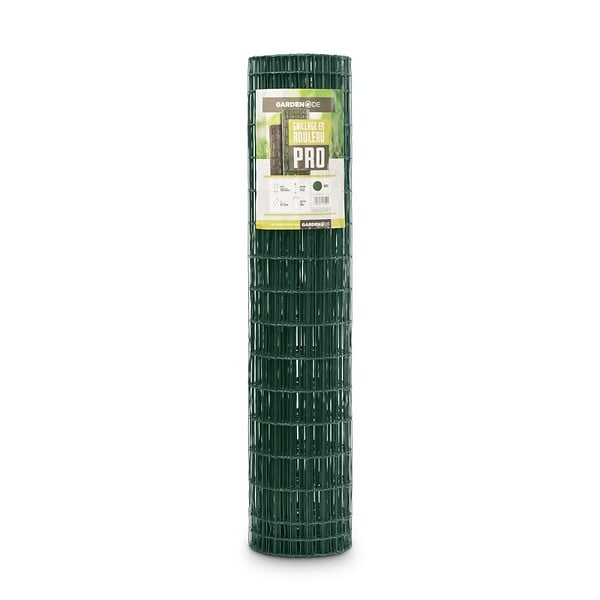 EASY CLOTURE - Grillage soudé en rouleau H1m00 x L25m fil 2.5mm maille 100x50 mm Vert - large