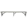 WERKAPRO - Banc pliant  244 x 30 x 43 cm - Gris clair 244 x 30 x 43 cm - Gris clair - vignette