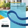 DOLPHIN - chenilles de remplacement bleues (2 pièces) pour robot dolphin s100, s200, s300, s300i, s400 - 99831521-r2 - vignette
