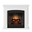 CENTRALE BRICO - Cheminée électrique connectée 1400W - HELMI Powerflame 2 - effets flammes 3D et crépitement - Blanc - vignette