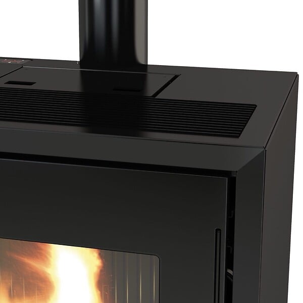 FREEPOINT - Poêle à granulés étanche Modo 9 Noir - 9 kW - large
