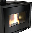 FREEPOINT - Poêle à granulés étanche Modo 9 Noir - 9 kW - vignette