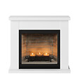 CENTRALE BRICO - Cheminée électrique à bougies parfumées - FRODE Zenflame - Effets flammes et crépitement - Blanc - vignette