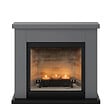 CENTRALE BRICO - Cheminée électrique à bougies parfumées - FRODE Zenflame - Effets flammes et crépitement - Gris - vignette