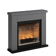 CENTRALE BRICO - Cheminée électrique à bougies parfumées - FRODE Zenflame - Effets flammes et crépitement - Gris - vignette
