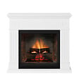 CENTRALE BRICO - Cheminée électrique connectée 1400W - LARSEN Powerflame 2 - effets flammes 3D et crépitement - Blanc - vignette