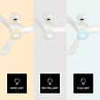 TAURUS ALPATEC - ventilateur de plafond 132cm + lumière - fresko pure 3b - vignette