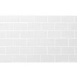 ID MARKET - Crédence adhésive murale effet carrelage métro blanc 10 pcs 30x30 cm - vignette
