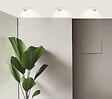 ARLUX - Kit 3 Spots Encastrable Saphyr Orient. Gu10 5w/4000k/380lm/ø83/blanc - vignette