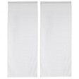 CENTRALE BRICO - Paire de vitrages tamisant, Lola blanc l.45 x H.120 cm - vignette