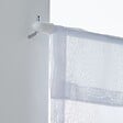 CENTRALE BRICO - Paire de vitrages transparent, Idealis blanc l.60 x H.120 cm - vignette