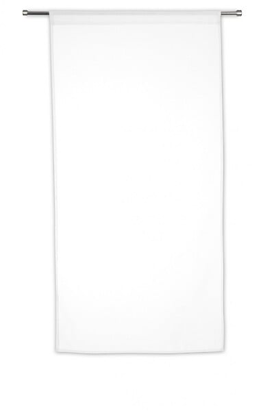 CENTRALE BRICO - Paire de vitrages tamisant, Leo blanc l.45 x H.120 cm - large