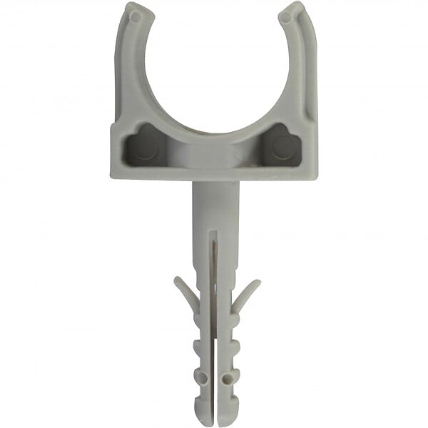 CENTRALE BRICO - Lot de 10 clips et chevilles, Diam.20, L.60 mm - large