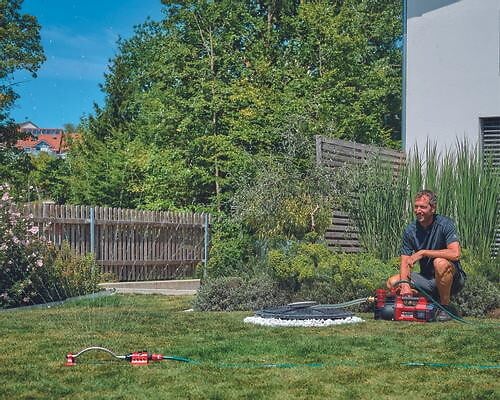 EINHELL - Pompe d’arrosage sans fil AQUINNA 36/38 F LED - Sans batterie - large