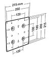 ERARD - plaque adaptatrice jusqu'à  vesa 200 - 002491 - vignette