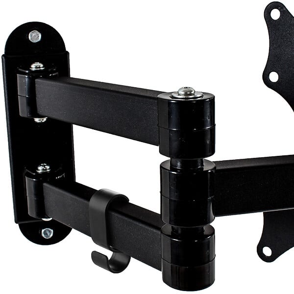 TECTAKE - Support mural TV 17"- 37" orientable et inclinable noir - large