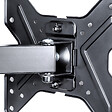 TECTAKE - Support mural TV 17"- 42" orientable et inclinable noir - vignette