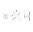 ERARD - support mural inclinable pour ecran de 30 à  55 - 043340 - vignette