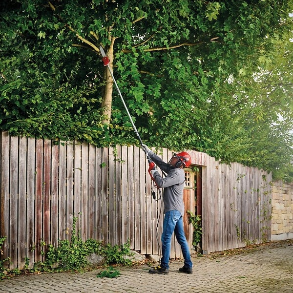 EINHELL - Taille-haies Télescopique électrique GC-HH 90/2046 T - jusqu'à 2,6 m + chaîne et sangle - large