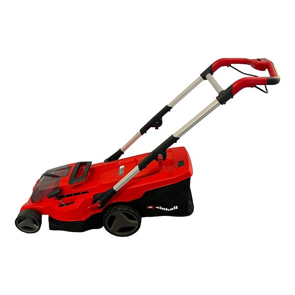 EINHELL - Tondeuse sans fil GE-CM 36/37 Li-Solo - 36V - coupé 37cm - bac 45L - hauteur 25-75mm-  sans batterie/chargeur - large