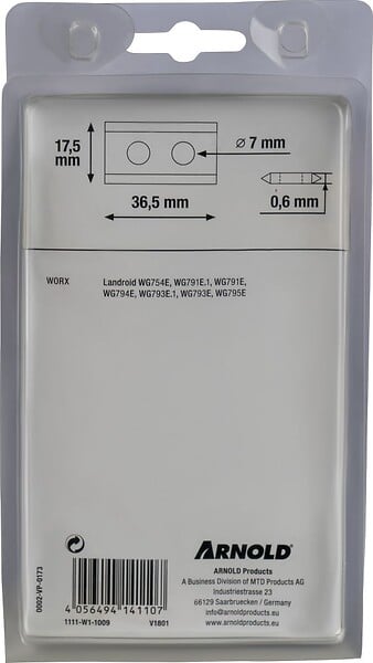 CENTRALE BRICO - 9 Lames Pour Robo Worx - large