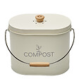 GUILLOUARD - seau a compost ovale 7l beige avec filtre - 040633 - vignette