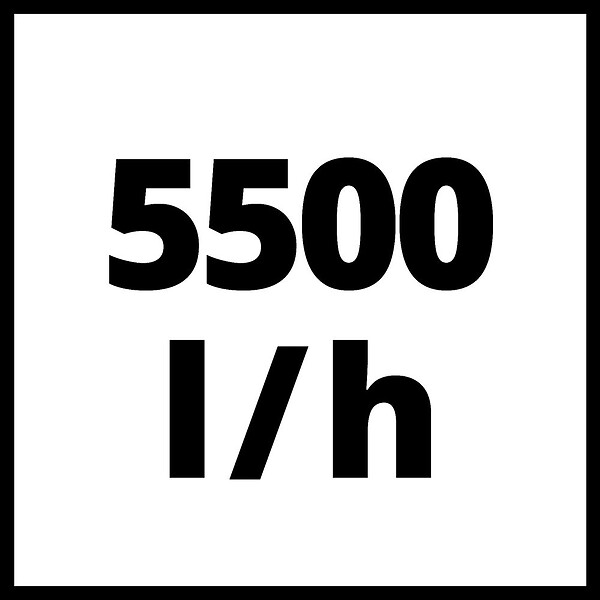 EINHELL - Pompe Multifonction Ge-pp 5555 Rb-a - Puissance 550 W - Capacité De Livraison 5500 L/h - large