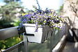 CENTRALE BRICO - Support jardinière extensible anthracite - 65 à 84x18 cm - Acier époxy - vignette