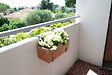 CENTRALE BRICO - Lot de 2 supports tout reglable pour jardinière - 16 à 26 cm - Acier époxy - vignette