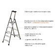 MATISERE - Escabeau pro 7 marches - Hauteur atteignable max: 3.59m - Q50/7 - vignette