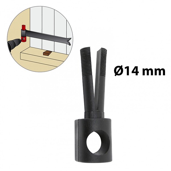AFBAT - Gabarit De Perçage Composite Plastifié, H.80 X L.25 X P.25 Mm - large