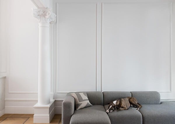 ORAC DECOR - Fût De Colonne Entier, Plat Et Sans Cannelures K1102 - L22 X H202 X L22 - Orac Decor - large