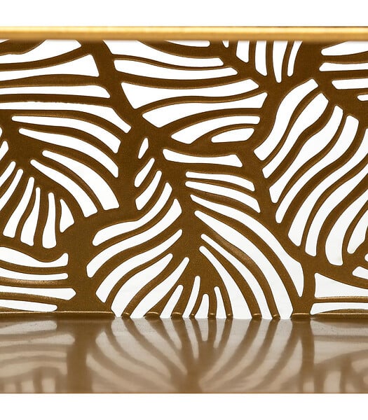 ATMOSPHERA - Etagère murale en Métal Doré 39 x 36 cm - large