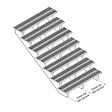 DECKLINEA - Escalier Bois Exterieur - 7 Marches Pleines - Largeur : 1m20 - Hauteur : 1m19 - Avec Contremarches - Pin du Nord - Traité Autoclave - vignette